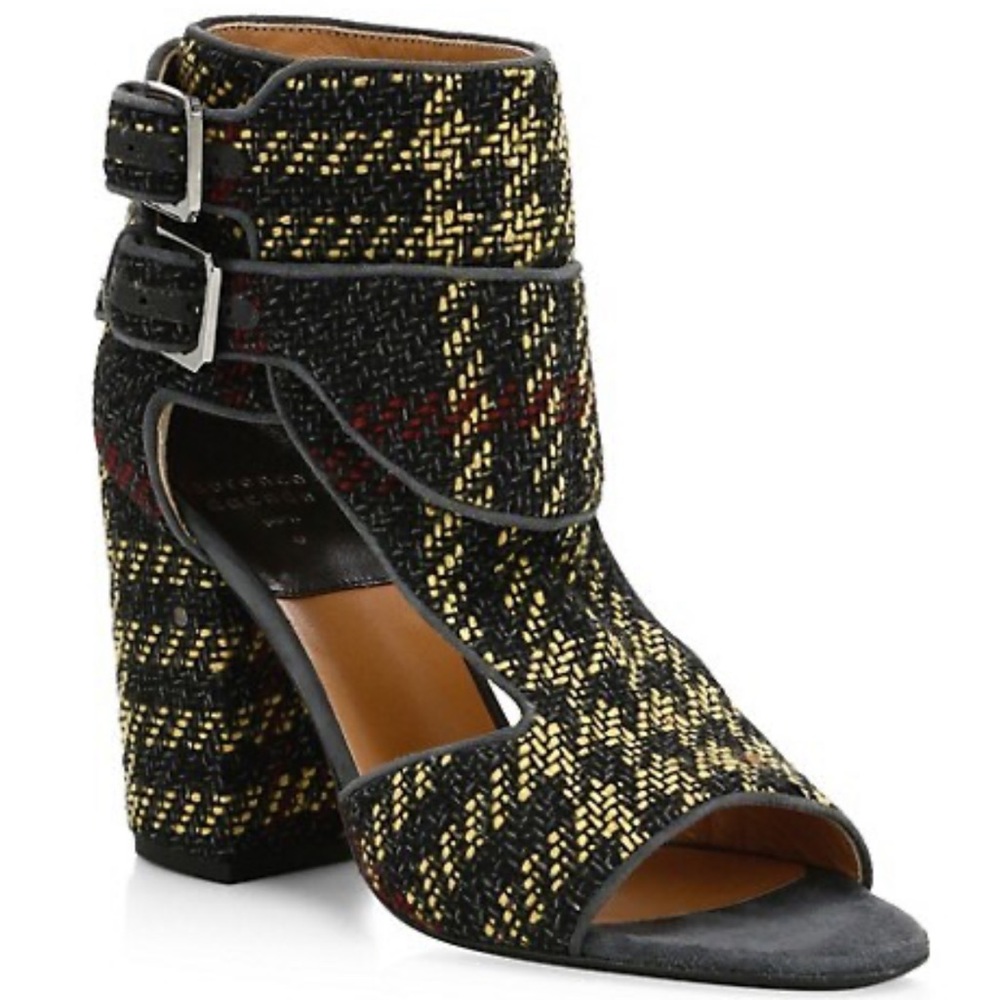 Laurence Dacade Rush Ankle-Buckle Tartan Sandal